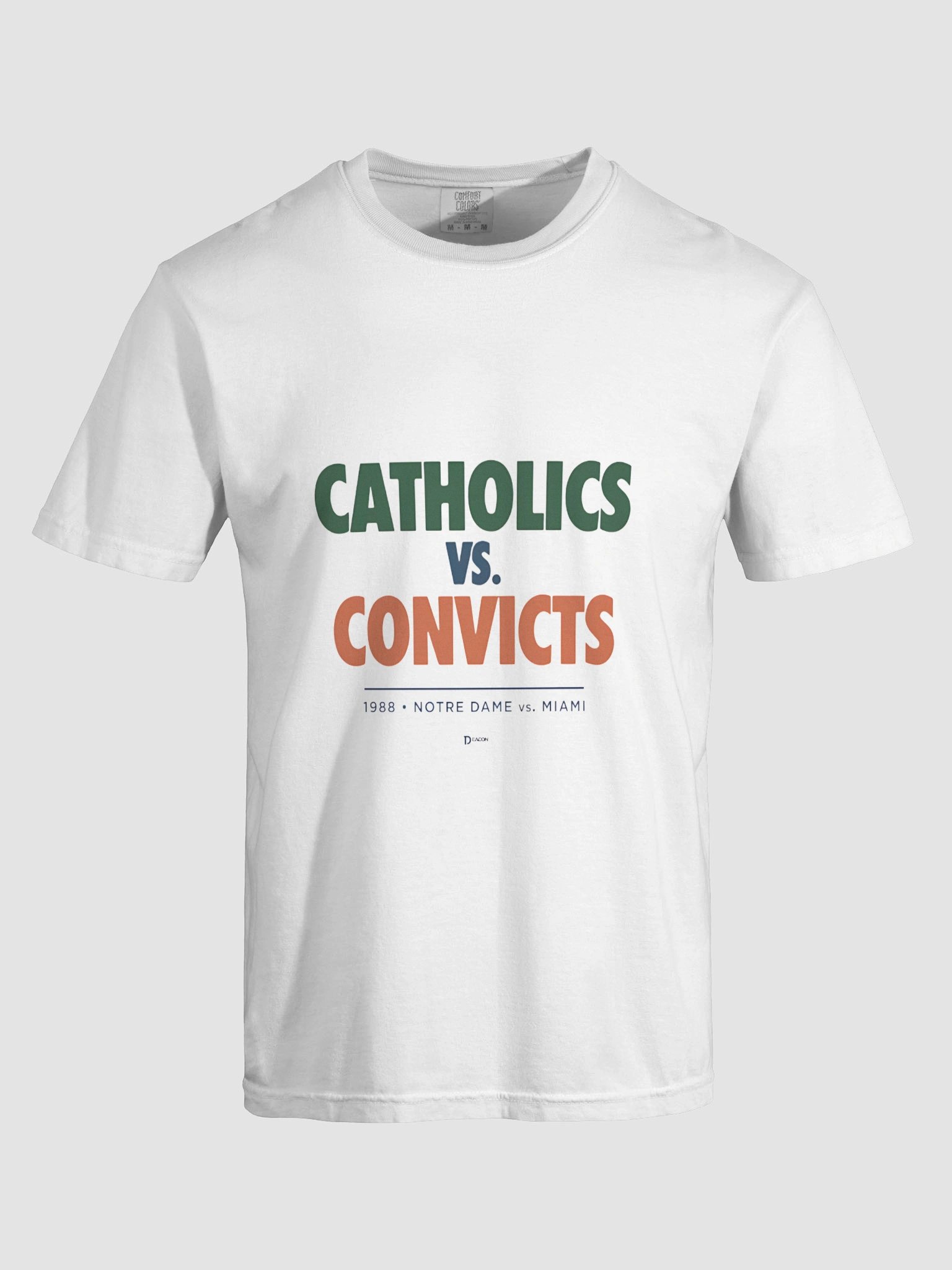Catholics vs. Convicts 1988 T-shirt product image (7)