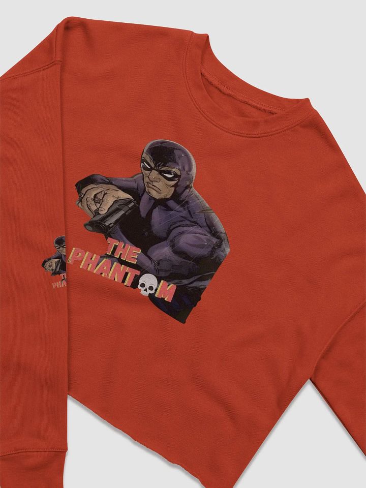 The GHOST WHO WALKS - GUNMAN Comic Style Women's Crop Sweatshirt product image (8)
