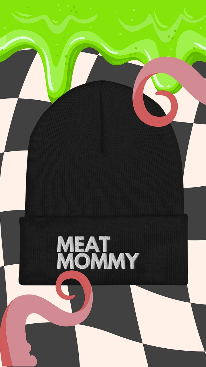 Meat Mommy Embroidered Cuffed Beanie product image (1)