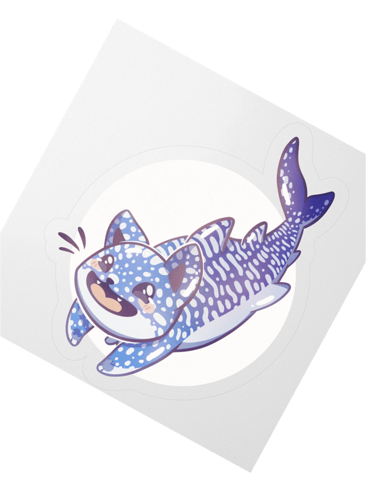 CATSHARK - Whale shark - sticker product image (2)