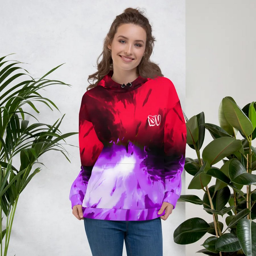 STRAIGHT VIBIN NEON COLOR FADE STYLE ITACHI V SASUKE HOODIE product image (5)