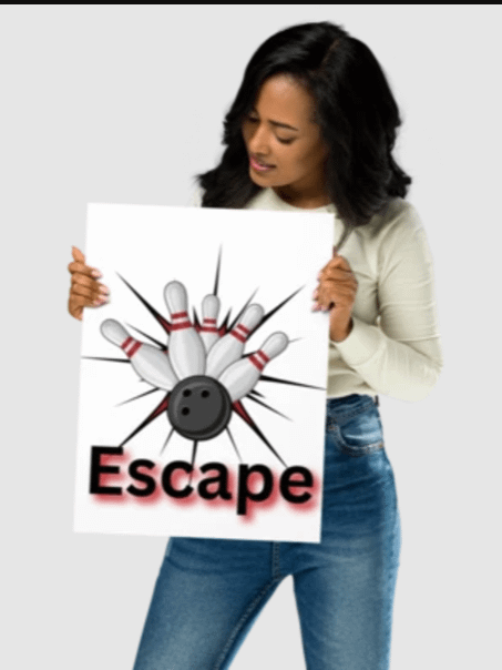 Escape bowling alley Poster product image (1)