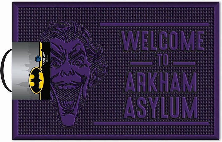 Covoraș pentru ușă Pyramid DC Comics: The Joker - Welcome To Arkham Asylum product image (1)