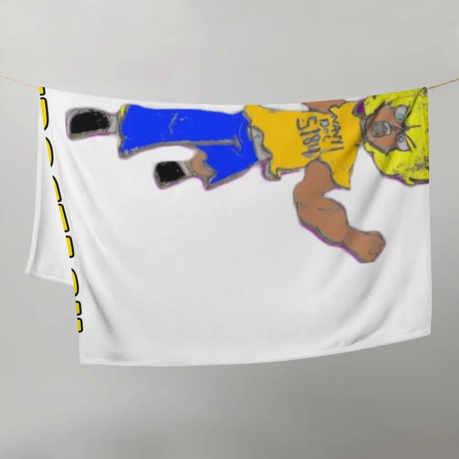 NavyDoc5184 Super Saiyan Throw Blanket product image (21)