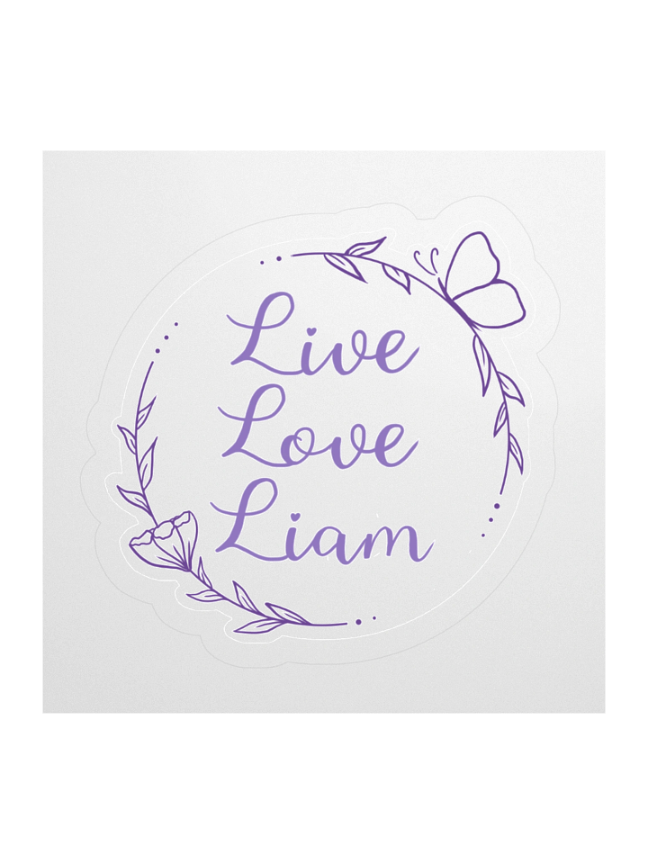 Live Love Liam Sticker product image (2)
