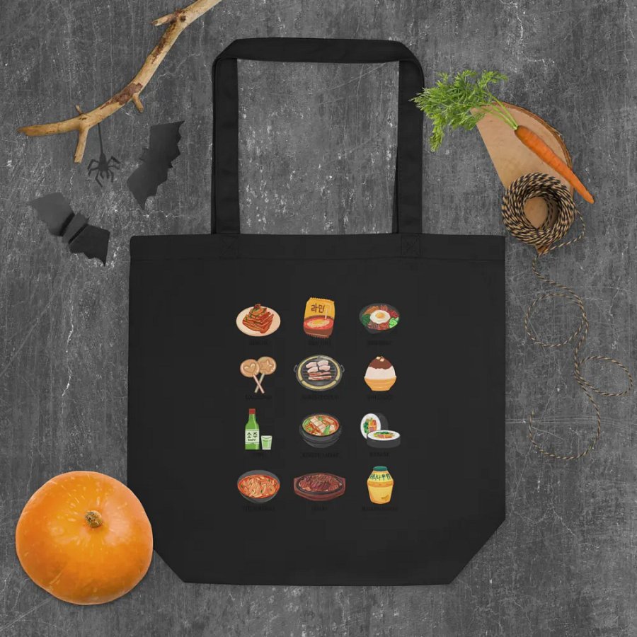 K-Food Lover's Eco-Friendly Tote Bag product image (6)