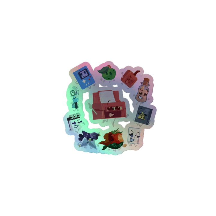 The Planet Hoppers Cast Sticker! w/ White limbs product image (1)