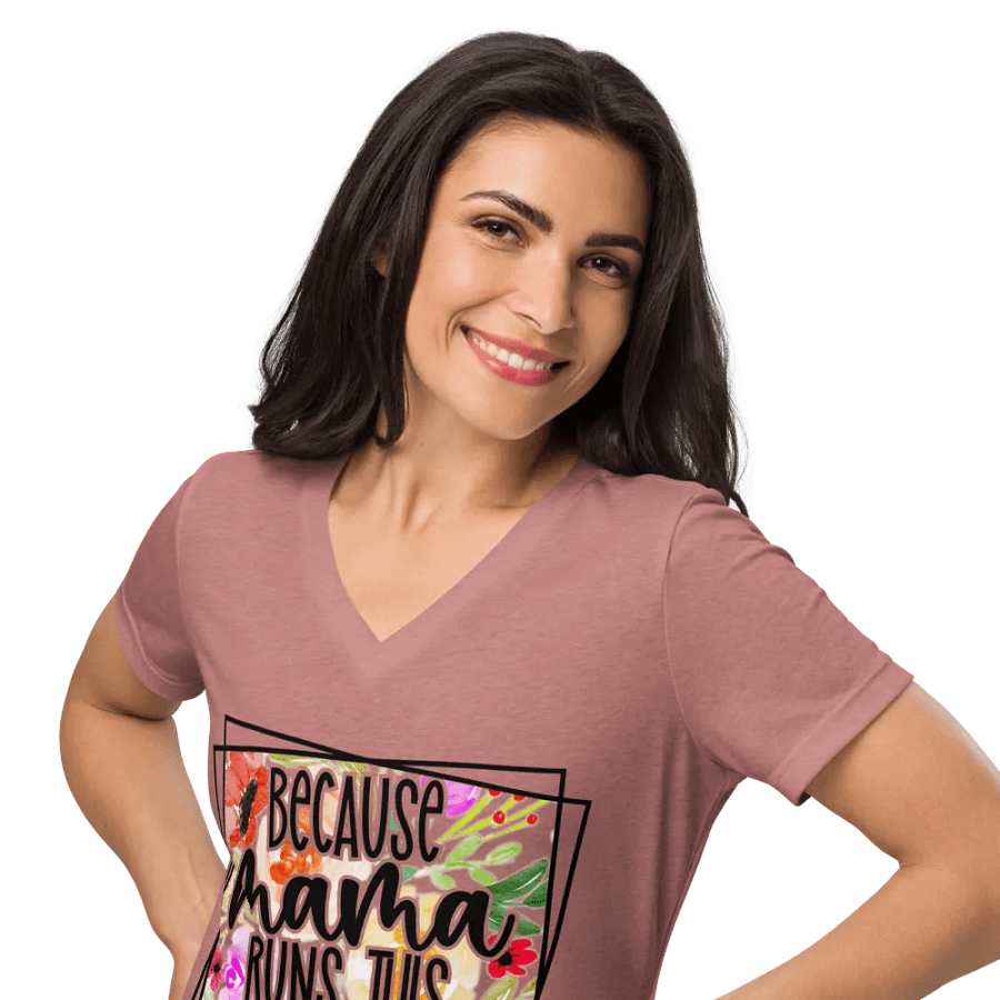 Floral Mama V-Neck Tee product image (23)