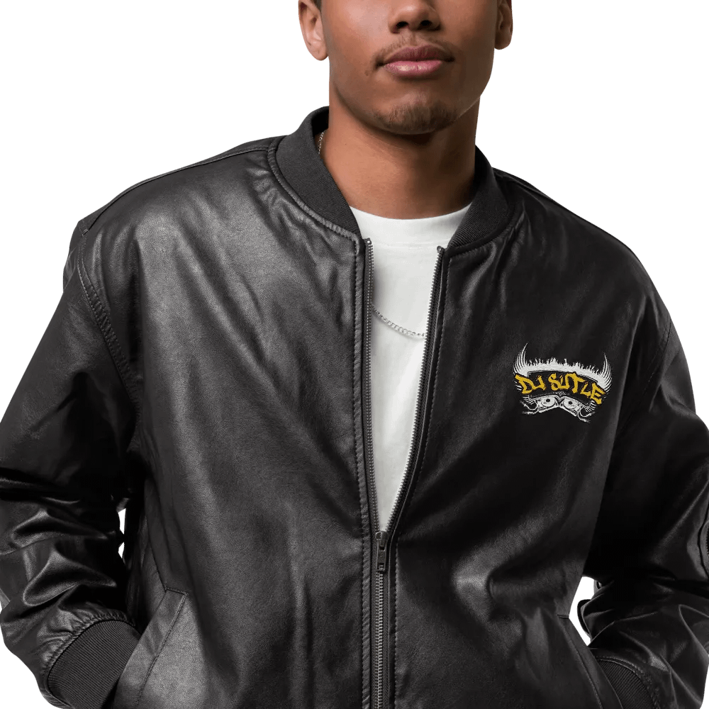 DJ Sutle Faux Leather Jacket product image (6)