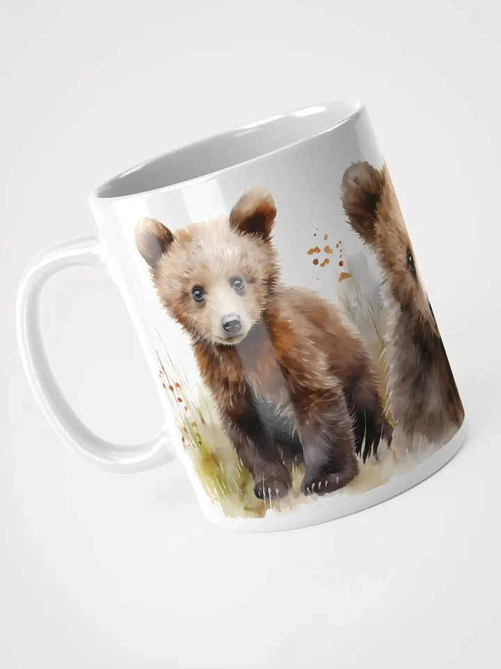 Curious Cubs White Glossy Mug product image (1)