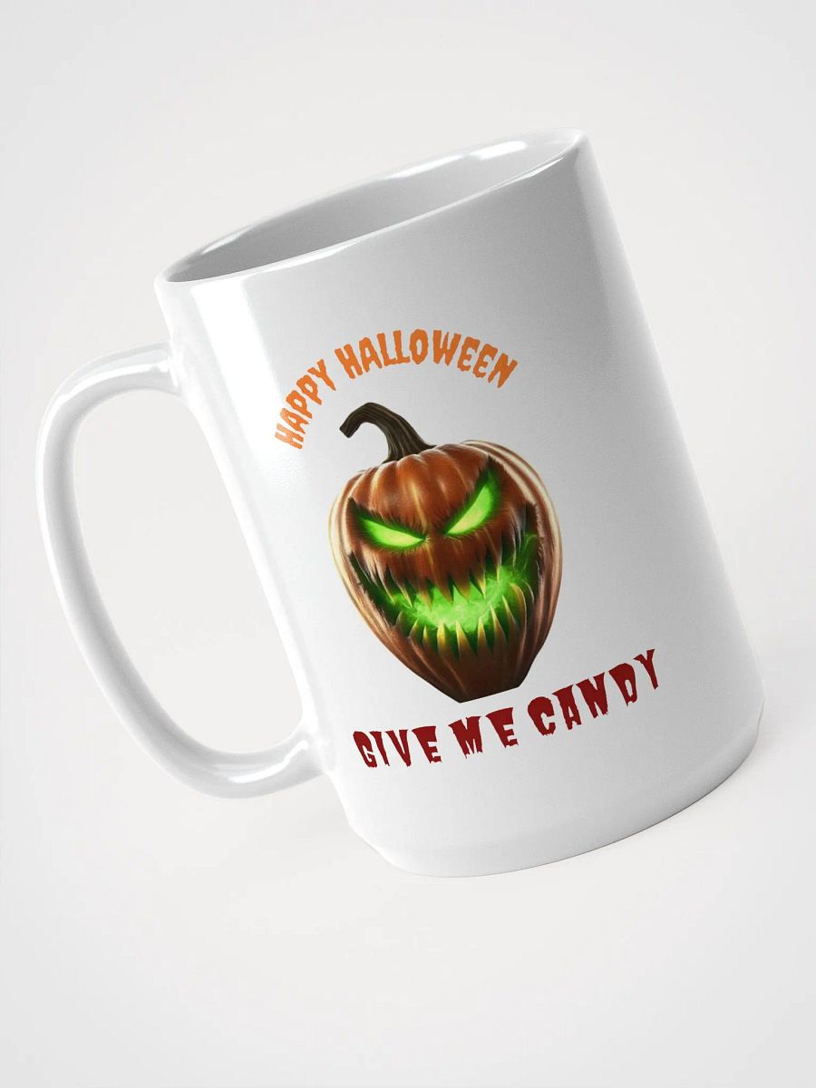 Happy halloween Give Me Candy white mug product image (3)