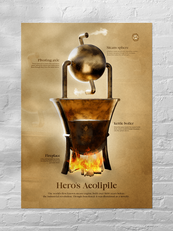 The First Steam Engine Unframed Poster product image (1)
