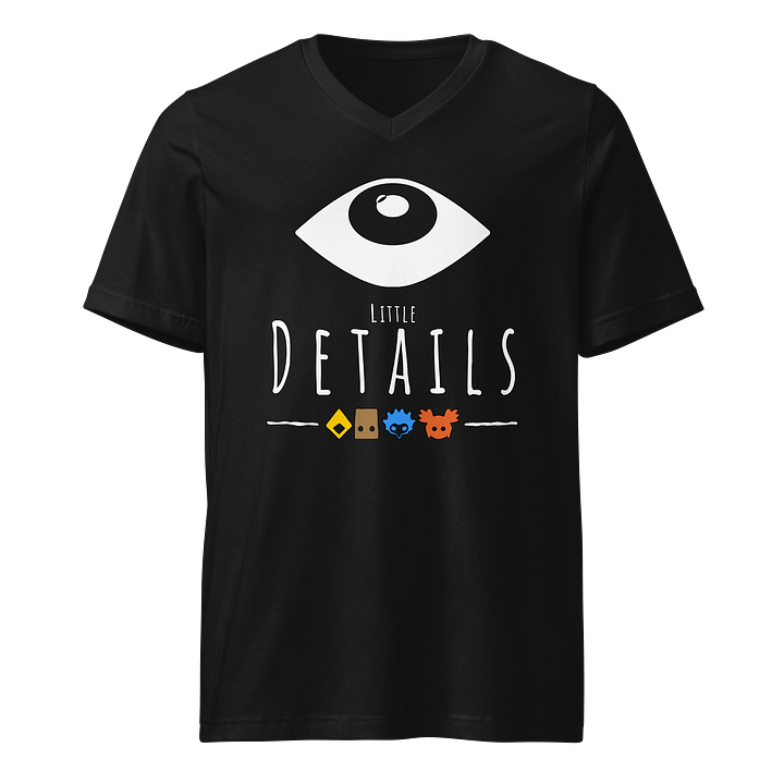 Little Details - Bella+Canvas Short Sleeve V-Neck Jersey T-Shirt product image (1)