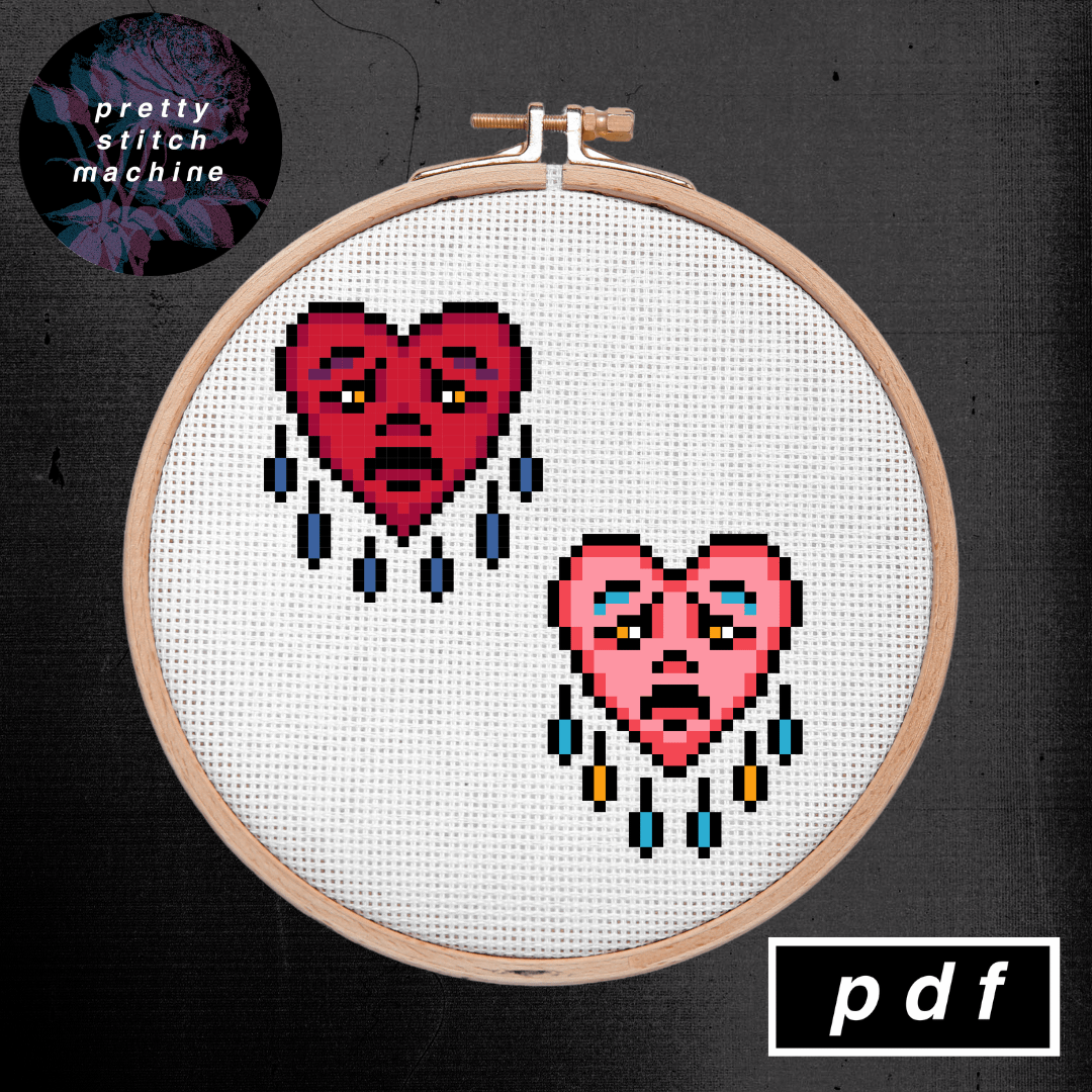 Bert Grimm Mini Crying Heart Pattern Set product image (2)