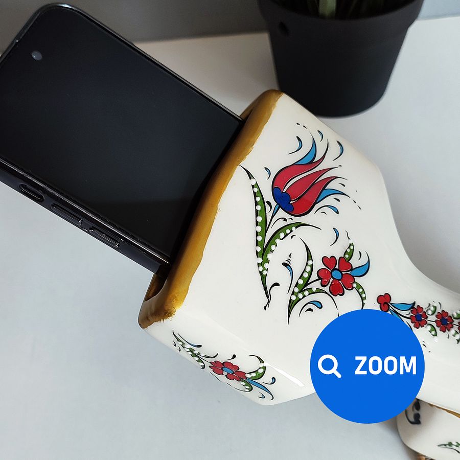 Handmade Ceramic Gramophone Speaker, Amplifier, Sound Bomb — handmade pottery product image (8)