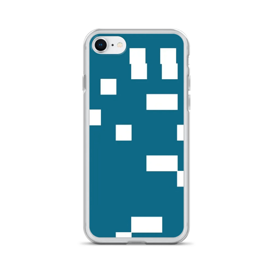 Pattern art 1 Teal Geometry iPhone® Case product image (24)