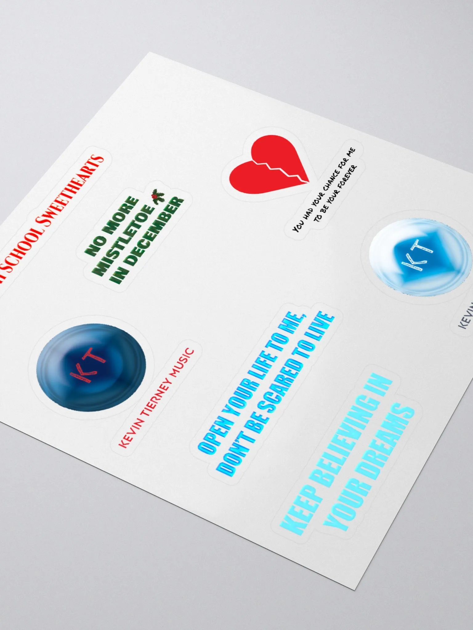 Kevin Tierney Music Sticker Bundle product image (8)