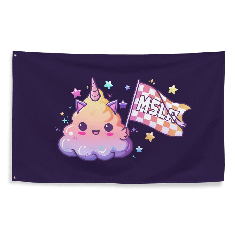MSLA Sparkle Poop - Flag product image (5)