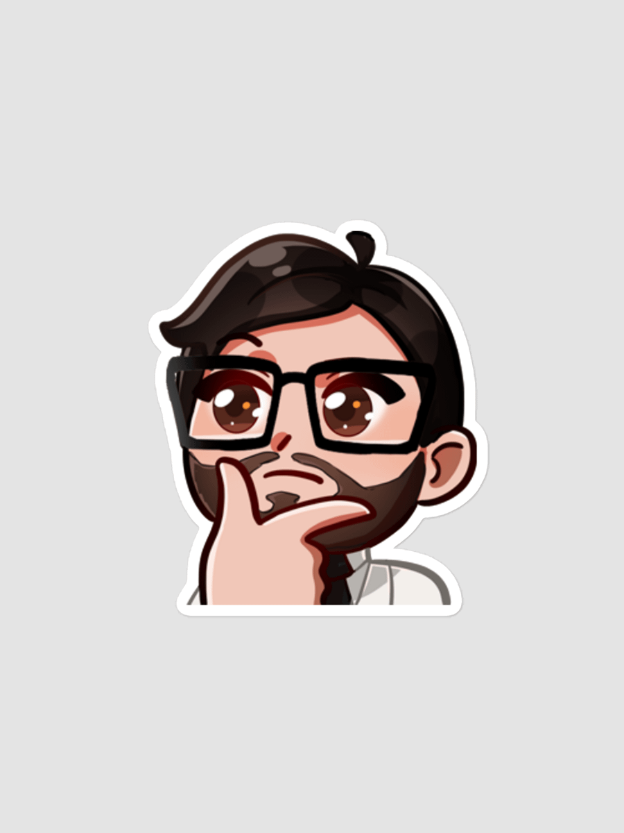 spectrumbranch Think Emote stickers product image (1)
