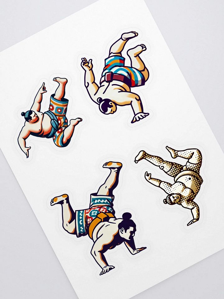 Sumo B-Boy Sticker Set product image (1)