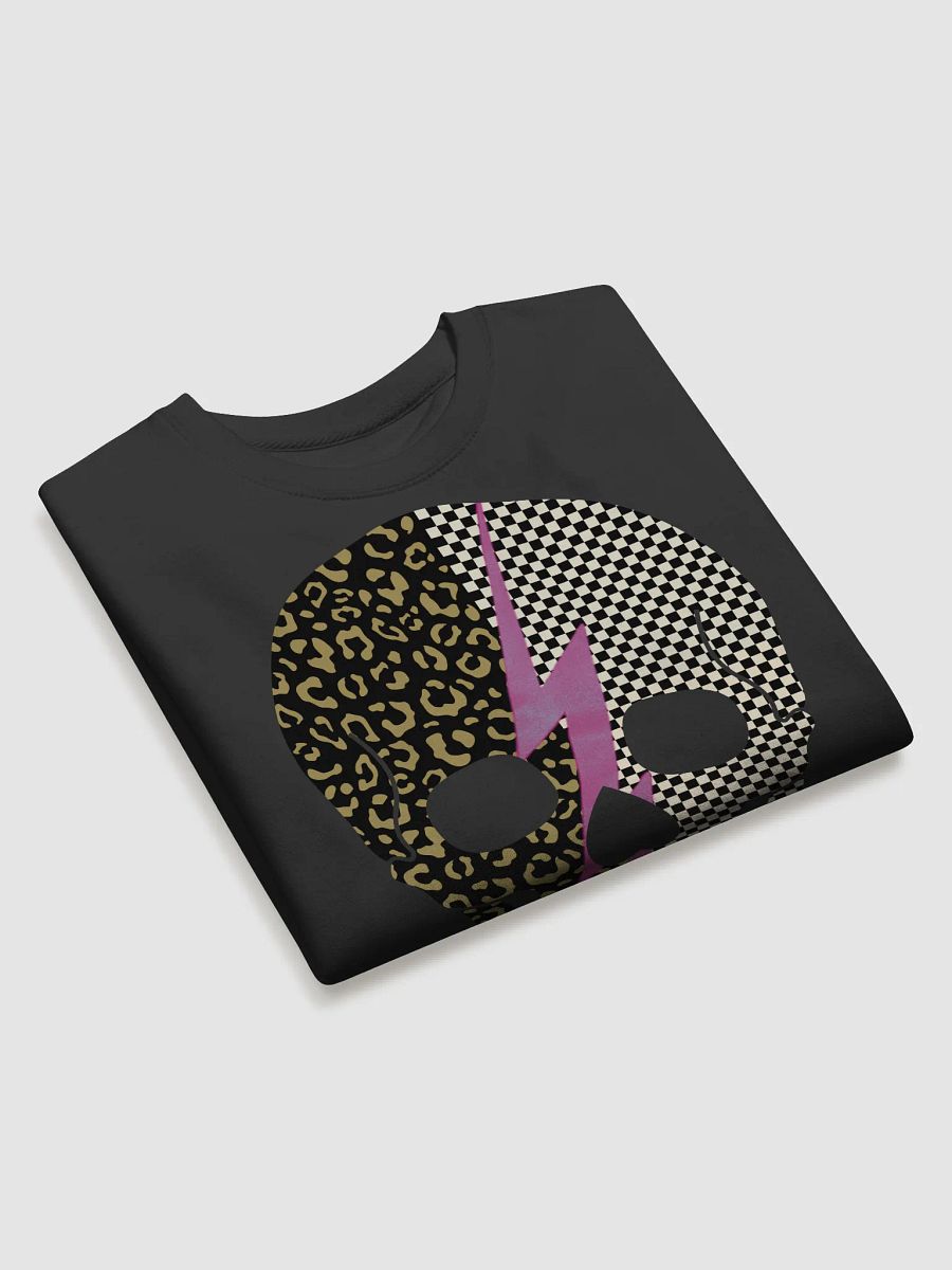 Split Skull Lightning Bolt Sweatshirt product image (3)