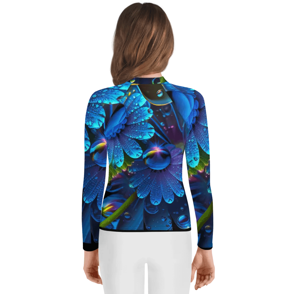 Kawaiikitten Exclusive Premium DewDrop Surfing Rash guard Full sleeved T-Shirt product image (4)