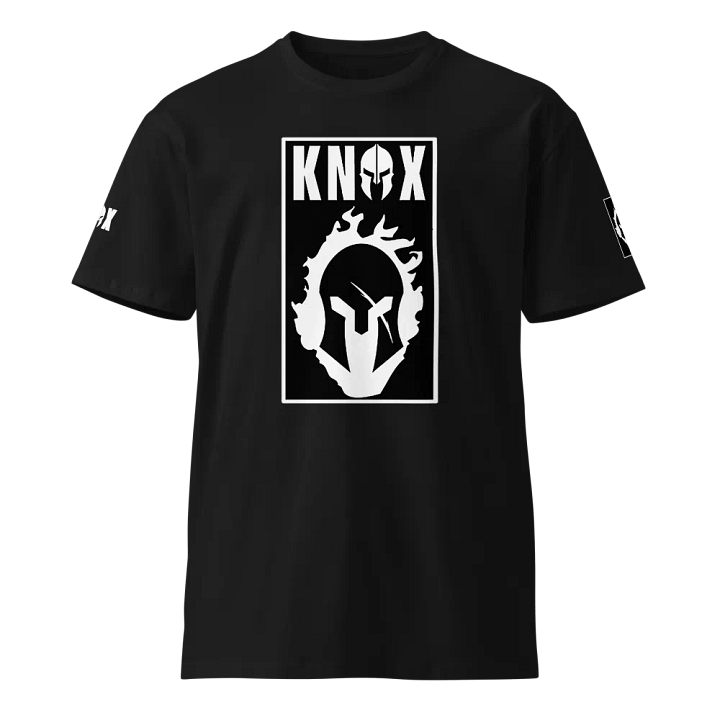GEW Knox Spartan Warrior Black & White T-Shirt product image (1)