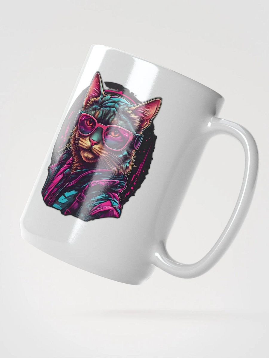 Neon Cat Vibes Mug product image (2)