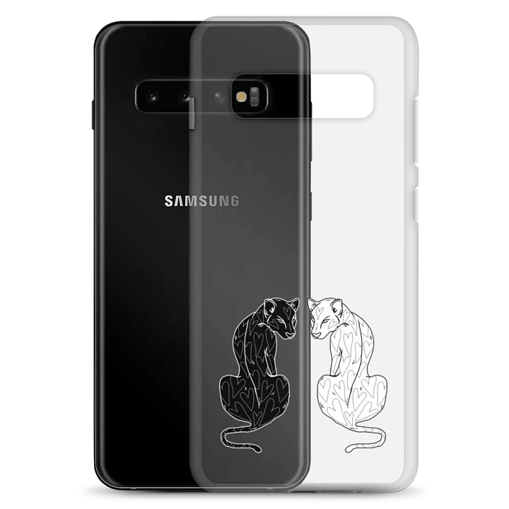 Yin n Yang Leopards Clear Phone Case S product image (8)