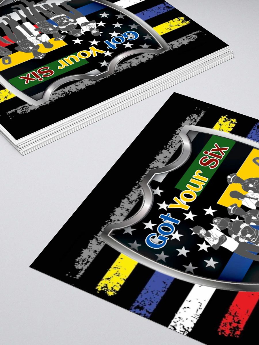 Got Your Six RP Emergency Kiss Cut Sticker product image (4)