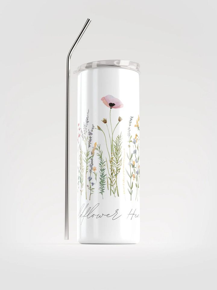 Wildflower Heart Stainless Steel Tumbler product image (1)