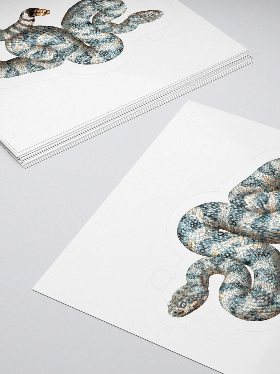 Die-Cut Sticker – Speckled Rattlesnake (Blue) product image (4)