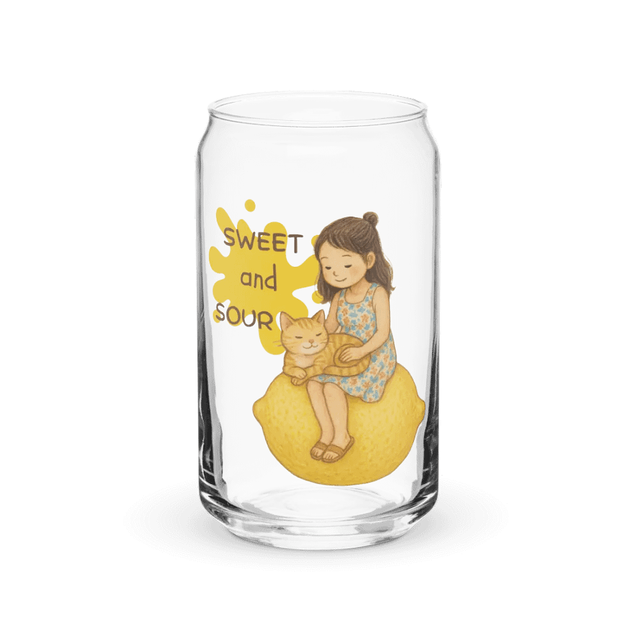 Sweet & Sour Lemon Can-Shaped Glass product image (2)