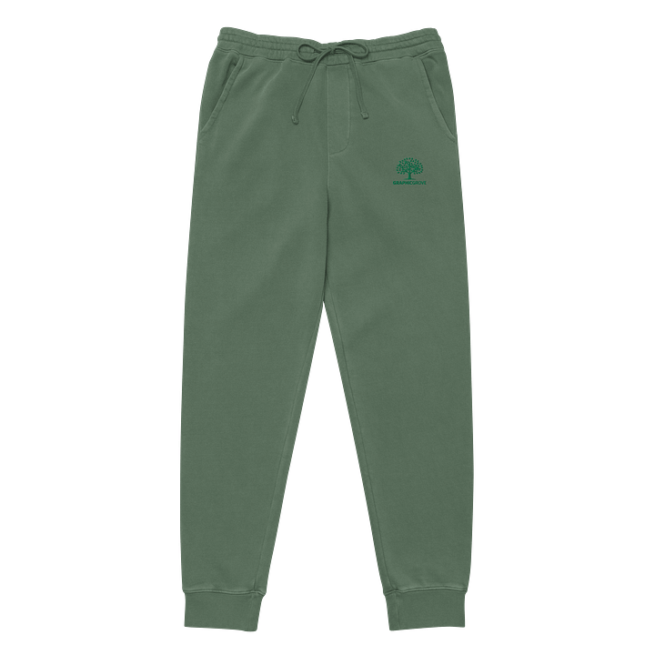 TDS Music Pigment Dyed Joggers - Graphic Grove Tree Design product image (2)