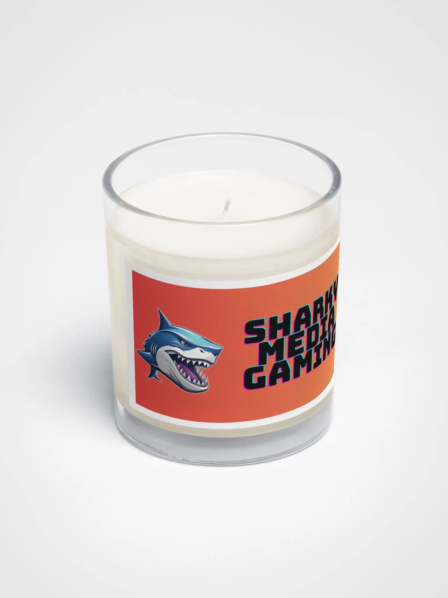 Sharky Media Gaming Candle (Red/Orange) product image (2)