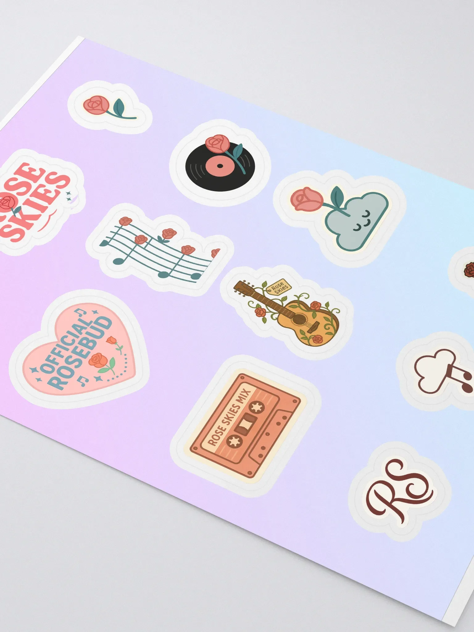 Musical Blooms Sticker Sheet product image (2)