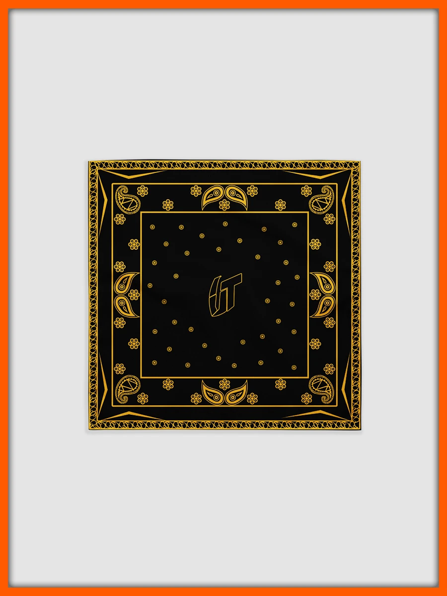 Classic UT Paisley Bandana (Black) product image (1)