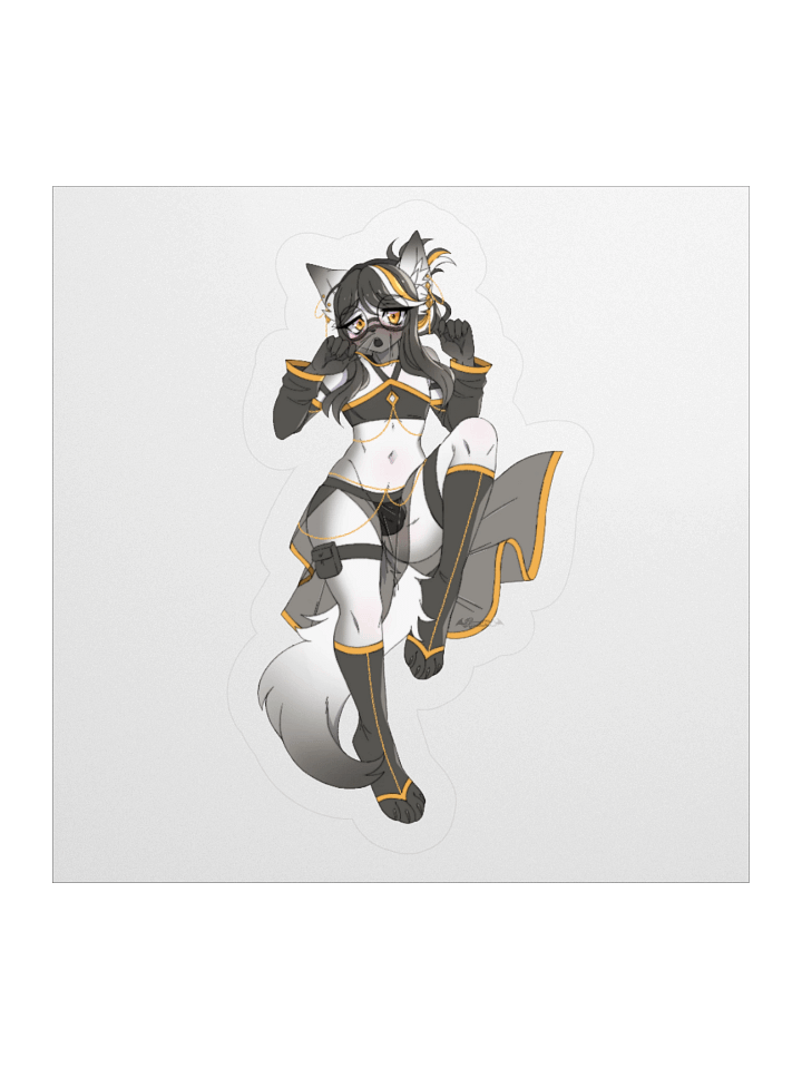 Shiro Laying Sticker product image (1)