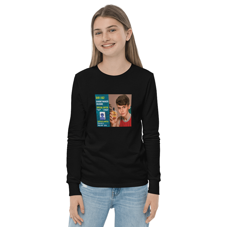 DJHoneyMaker Cologne Youth Long Sleeve T-Shirt product image (2)