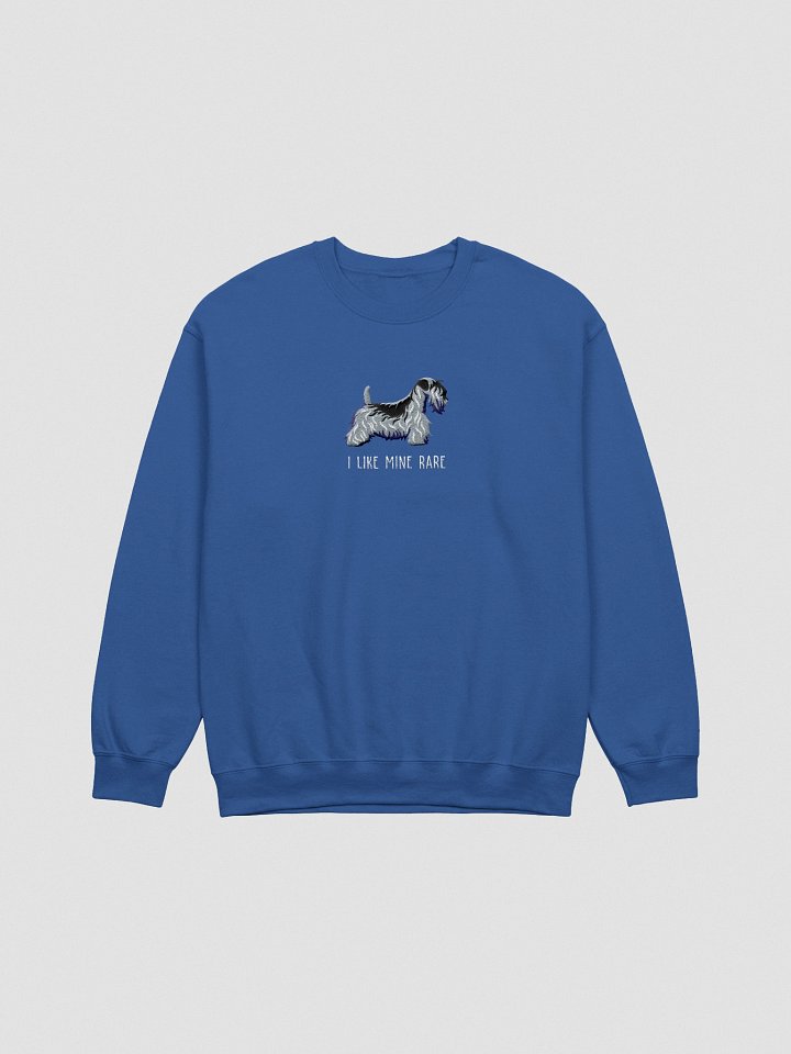 I Like Mine Rare Sweatshirt (Embroidered) of a Sealyham Terrier(Blue) product image (7)