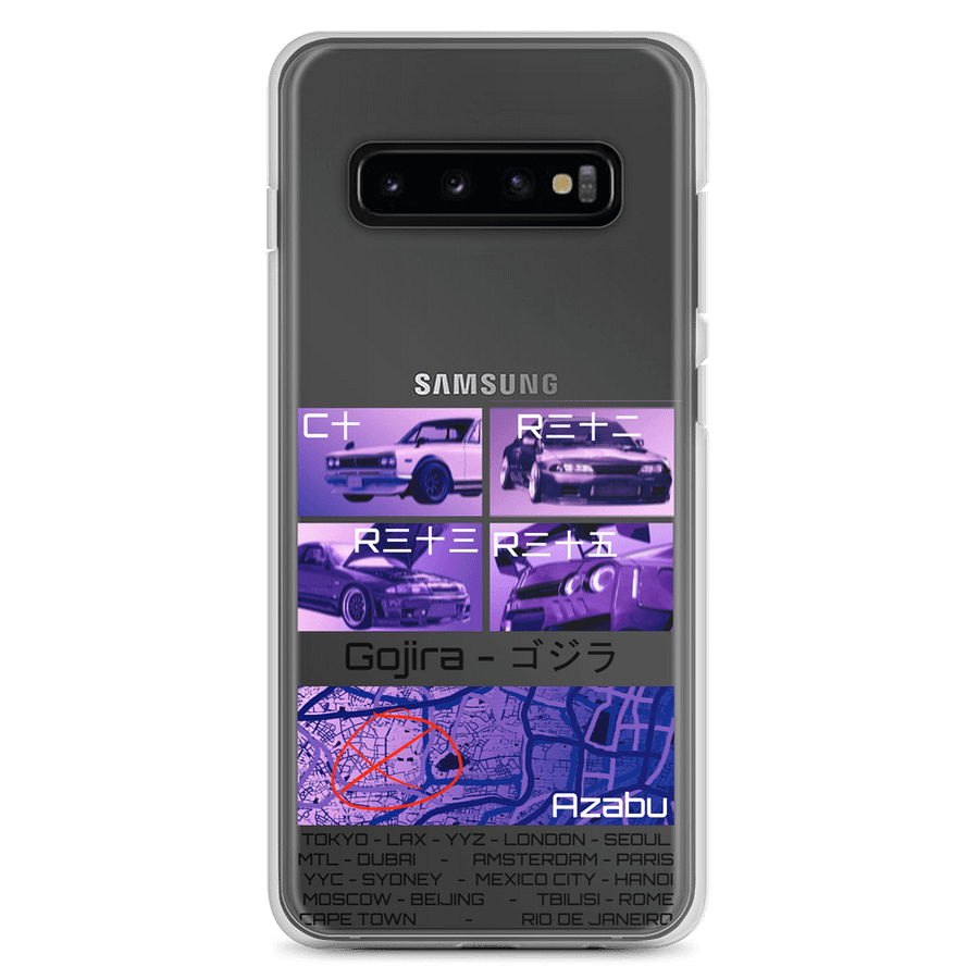 Gojira-Birthplace, List of Cities (Black) Phone Case S product image (2)