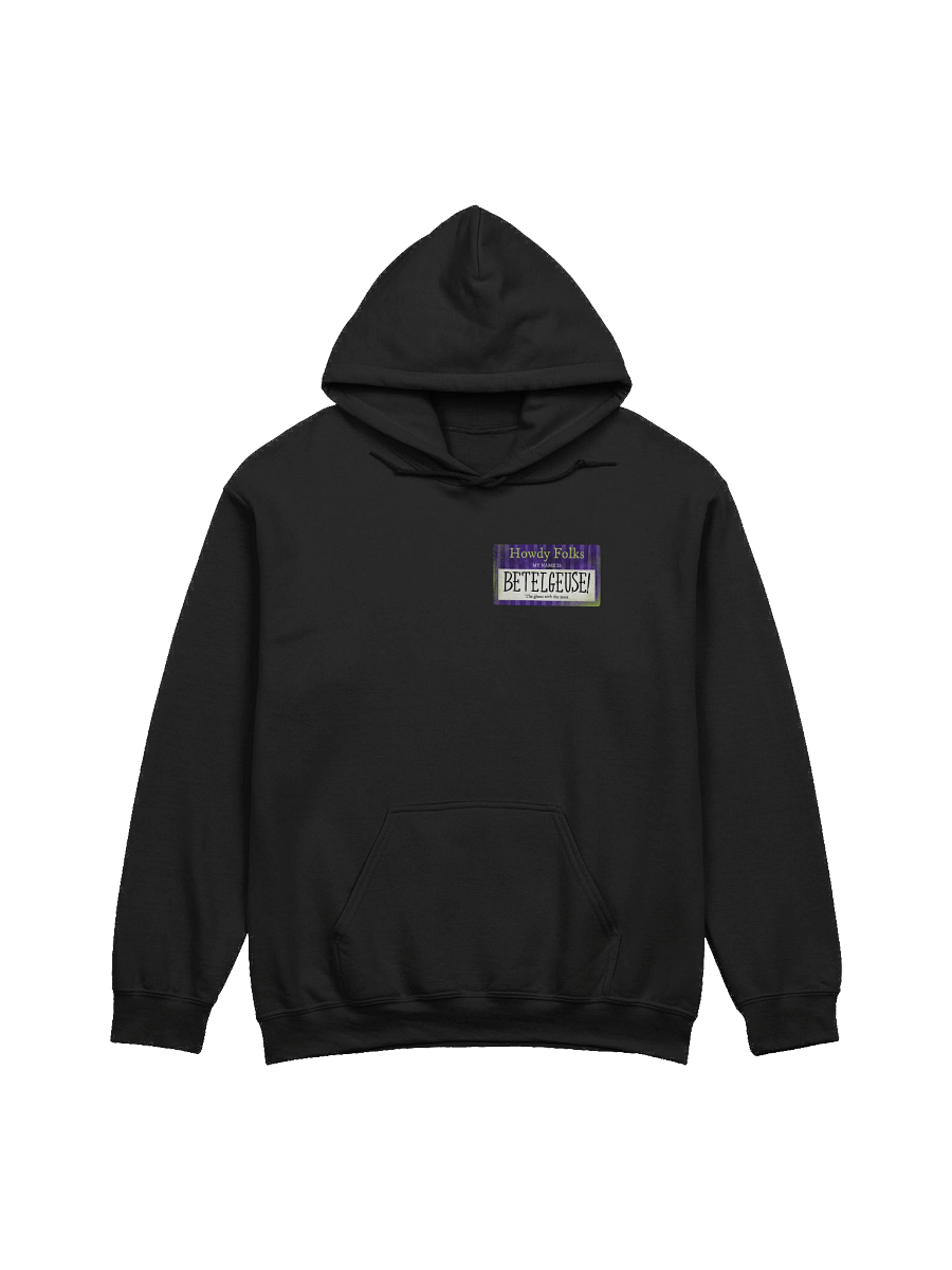 [UM Designs] My Name Is - Unisex Pullover Graphic Hoodie [black letters] product image (1)