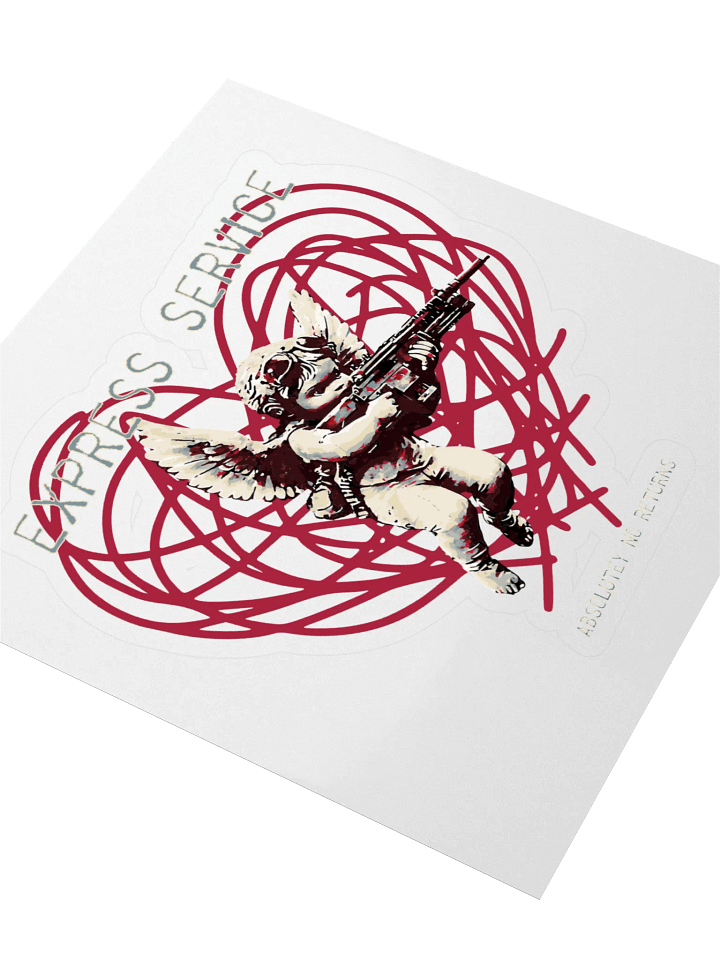 Cupid Express Service Kiss Cut Stickers product image (2)
