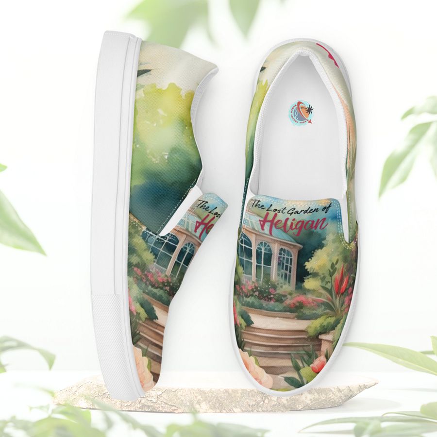 The Lost Garden of Heligan All Over Print Slip On Shoes product image (6)