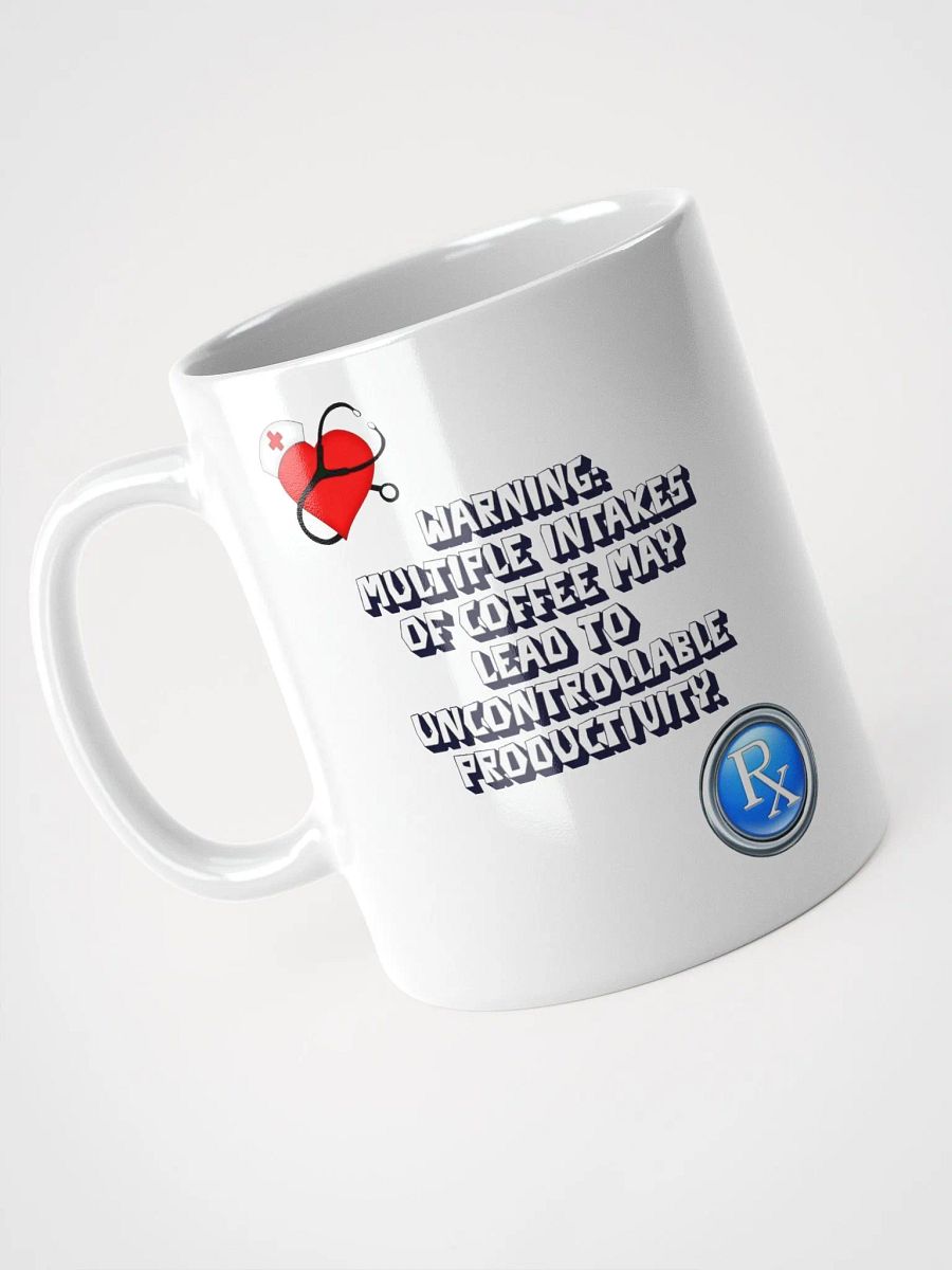 Multiple Intakes of Coffee May Lead To Productivity - Funny White Mug product image (9)