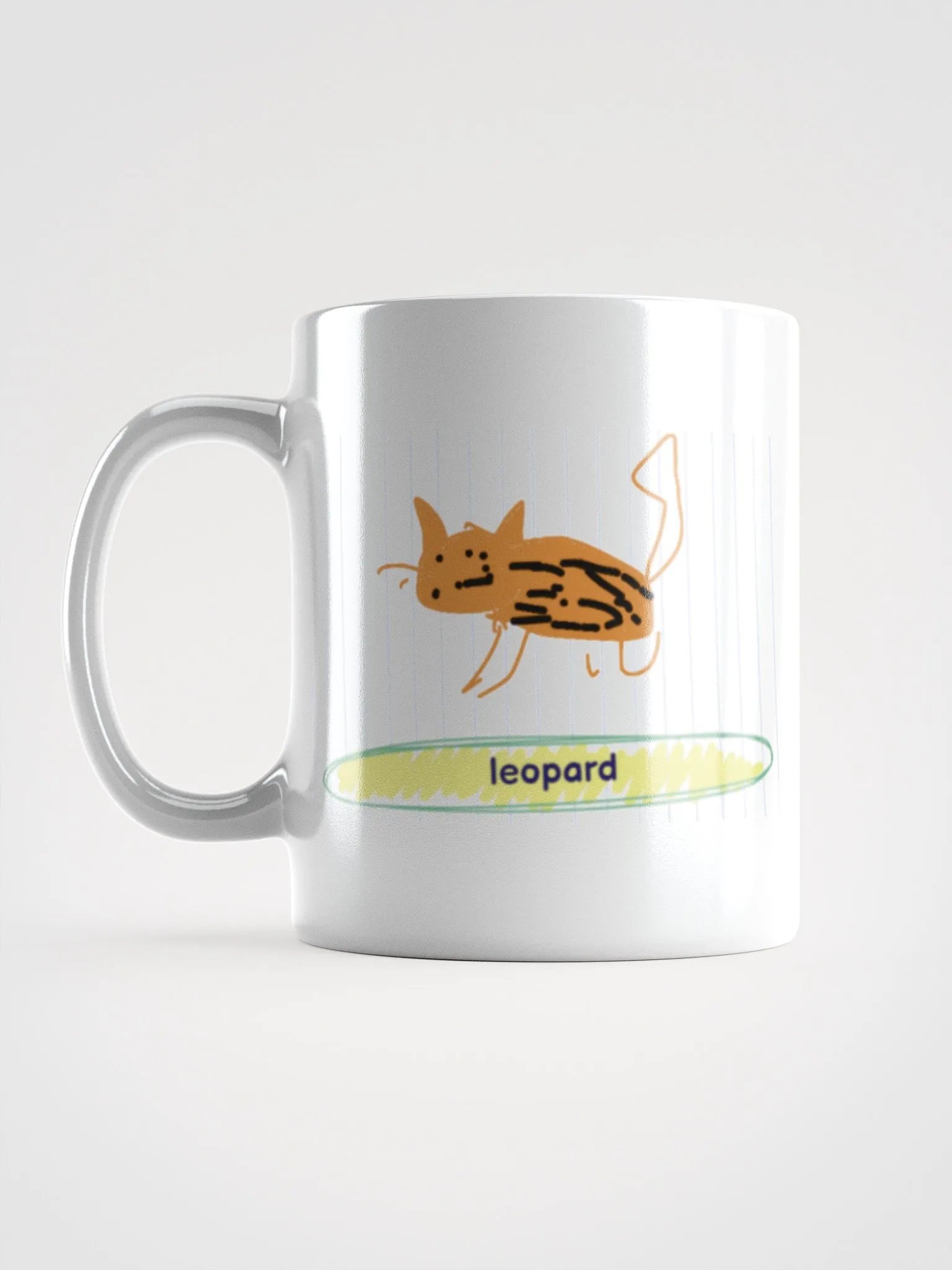 Leopard mug product image (5)