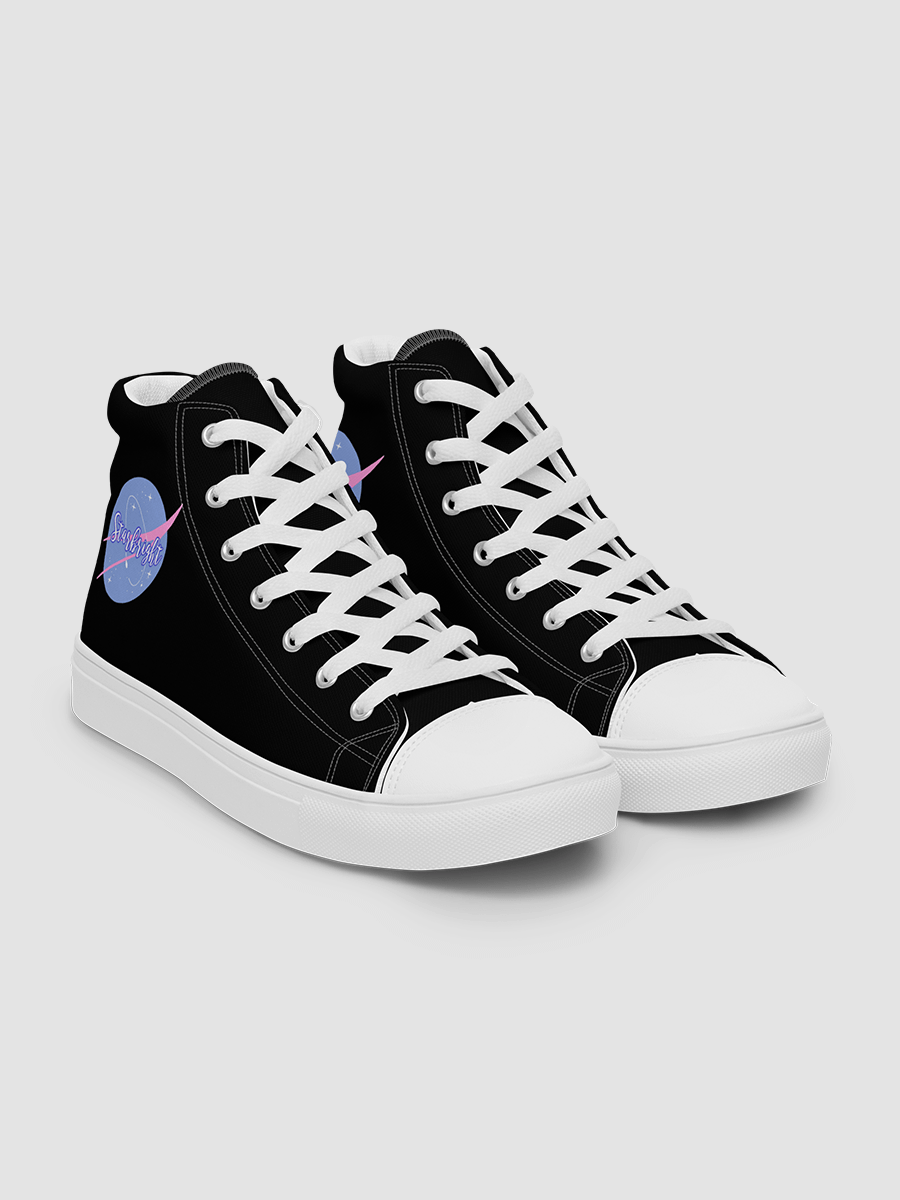 Black Starbright The Band Women's High Top Canvas Shoes product image (5)