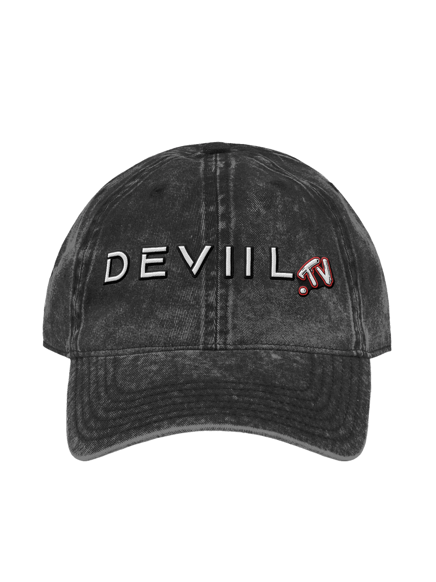 DeViiL TV Stone Wash Dad Cap product image (1)