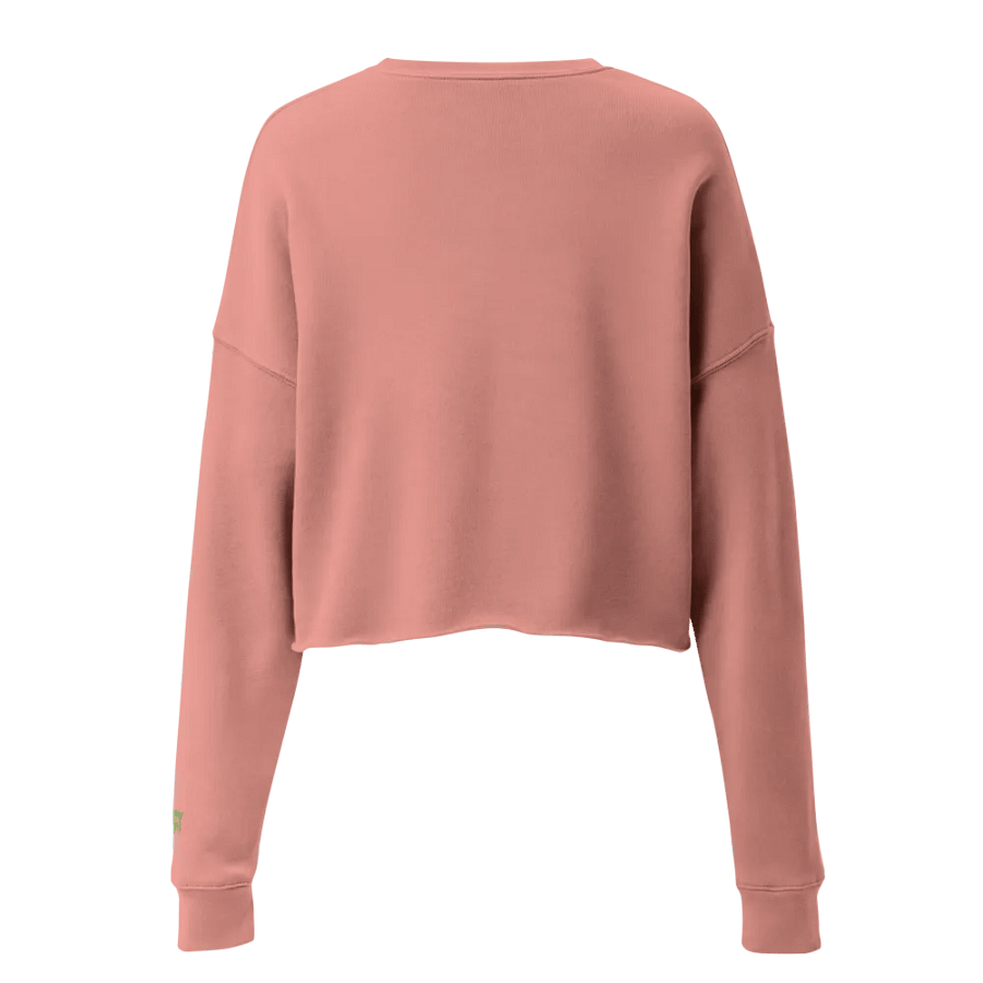 Slimey Logo Crop Top Sweatshirt (Embroidered) product image (7)