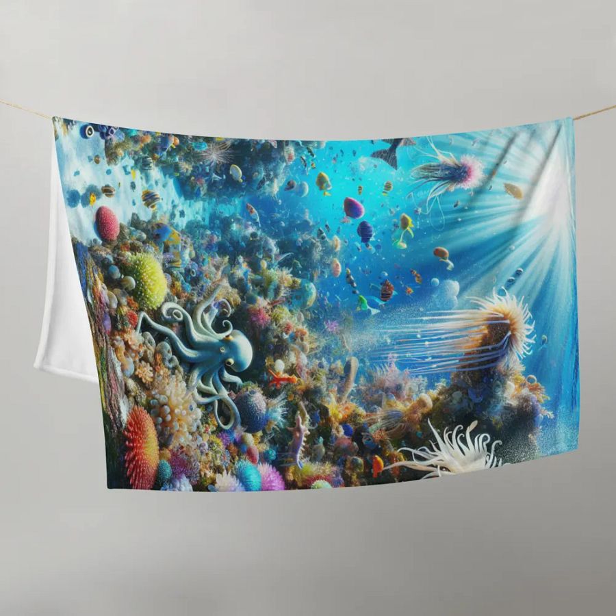 Under The Sea Throw Blanket product image (9)